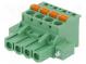 Klemmleiste abschaltbar  5,08mm  Wege  4  90°-Winkel  Stecker