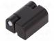 Scharnier  B  22mm  Aluminium- und Zinklegierung  schwarz  H  30mm