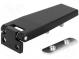 Scharnier  L  85mm  Aluminium- und Zinklegierung  schwarz  H  34mm