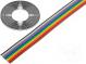 Leitungen  Flachband  1,27mm  Line  Cu  10x26AWG  PVC  49V  30,5m
