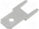Verbinder  flach  4,8mm  0,5mm  THT  Bronze  verzinnt  gerade
