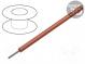 Leitungen  HookUp Wire Silicone  Line  Cu  Silikon  rot  -40÷150°C
