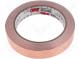 Band  elektroleitend  W  19mm  L  16,5m  Thk  0,101mm  Kupfer  UL510