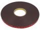 Band  befestigend  W  12mm  L  33m  Thk  1,1mm  Acryl  dunkelgrau