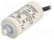 Kondensator  für Motoren, Betrieb  2uF  425VAC  Ø28x55mm  ±5%