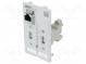 Panelschnittstelle  für Frontplatten  Eing,  RJ45,USB-A-Port x2