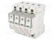 Überspannungsbegrenzer  Typ 1+2  Pole  4  8kA  320VAC  DIN  IP20