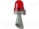 Signalgeber  akustisch-visuell  24VDC  Horn,Dauerlicht  LED  rot
