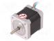Motor  DC  Schrittmotor  12VDC  1,8° Schritt  0,35Nm  0,31kg  0,4A