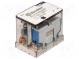 Relais  elektromagnetisch  4PDT  USpule  48VDC  12A/250VAC  1800Ω