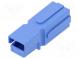 Stecker  zur DC-Stromversorgung  PP75 Powerpole  Zwitter  blau