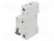 Überstromschalter  230/400VAC  lNenn  20A  Pole  1  DIN  Charakt  B