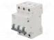 Überstromschalter  230/400VAC  lNenn  20A  Pole  3  DIN  Charakt  B