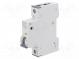 Überstromschalter  230/400VAC  lNenn  16A  Pole  1  DIN  Charakt  D
