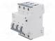 Überstromschalter  230/400VAC  lNenn  10A  Pole  3  DIN  Charakt  C