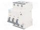 Überstromschalter  230/400VAC  lNenn  20A  Pole  3  DIN  Charakt  C