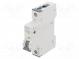 Überstromschalter  230/400VAC  lNenn  16A  Pole  1  DIN  Charakt  C