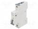 Überstromschalter  230/400VAC  lNenn  25A  Pole  1  DIN  Charakt  B