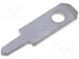 Verbinder  flach  2,8mm  0,5mm  männlich  THT  L. ges  10,5mm
