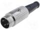 Stecker  DIN  männlich  PIN  3  Ausg.-Sys  180°  gerade  Löten  34V