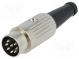 Stecker  DIN  männlich  PIN  8  Ausg.-Sys  270°  gerade  Löten  34V