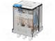 Relais  elektromagnetisch  3PDT  USpule  24VDC  16A/250VAC  445Ω