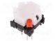 Schalter  für Tastatur  Pos  2  SPST-NO  0,1A/28VDC  weiss  LED  rot