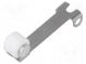 Lever with roller  19mm  DC series  Colour  silver