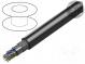 Leitungen  RS232,RS422  8x2x24AWG  Line  Cu  PVC  Chrom  30m  300V