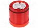 Signalgeber  Licht  LED  rot  24VDC  24VAC  IP65  Ø70x65,5mm  8WD44