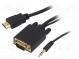 Adapter  HDMI 1.4  schwarz  Eigenschaften  Full HD  Blister