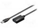 Kabel  USB 3.0  USB 3.0 A-Buchse, USB 3.0-Stecker  5m  schwarz
