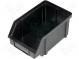 Behälter  Werkstatt  schwarz  Polypropylen  144x224x108mm