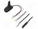 Antenne  SHARK  15dBi  AM,DAB,FM  5m  50Ω  schwarz  5÷12VDC