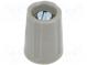 Drehknopf  ohne Anzeige  ABS  Durchm.Achse  3mm  Ø10,5x14mm  grau