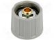 Drehknopf  ohne Anzeige  ABS  Durchm.Achse  6mm  Ø20x15,5mm  grau