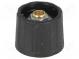 Drehknopf  ohne Anzeige  ABS  Durchm.Achse  6,35mm  Ø20x15,5mm