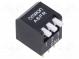 Schalter  DIP-SWITCH  OFF-ON  0,025A/24VDC  Pos  2  -20÷70°C  THT