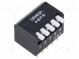 Schalter  DIP-SWITCH  OFF-ON  0,025A/24VDC  Pos  2  -20÷70°C  THT