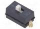 Schalter  DIP-SWITCH  Anzahl Sektionen  1  ON-OFF  0,025A/24VDC