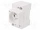 Stecker vom Typ E  250VAC  16A  DIN