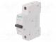 Überstromschalter  230/400VAC  lNenn  6A  Pole  1  DIN  Charakt  B