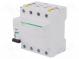 RCD-Schalter  lNenn  40A  IDiff  30mA  Pole  4  400VAC  DIN  IP20