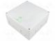 Gehäuse  Verbindungsdose  X 180mm  Y 180mm  Z 91mm  Polystyrol