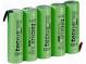 Batt  Ni-MH  AA  6V  2100mAh  Ausg  Lötplättchen