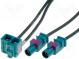 Antennenadapter  Fakra-Buchse doppelt,Fakra-Stecker x2  0,25m