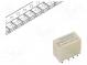 Relais  elektromagnetisch  DPDT  0,3A/125VAC  1A/30VDC  SMT