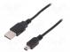 Kabel  USB 2.0  USB A-Stecker, Mini-USB-B-Stecker  vernickelt  1m