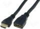Cable  HDMI 1.4  HDMI socket,HDMI plug  2m  black
