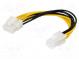 Kabel  Versorgung  ATX P4 männlich,EPS 8pin weiblich  0,15m